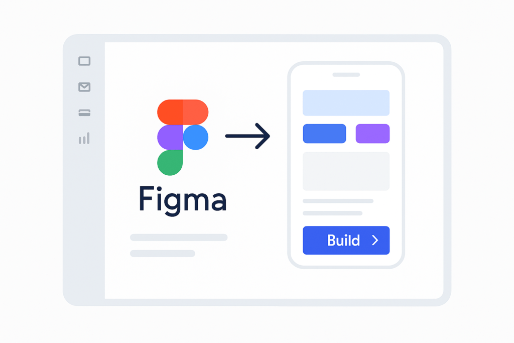 build low code mobile app from Figma design